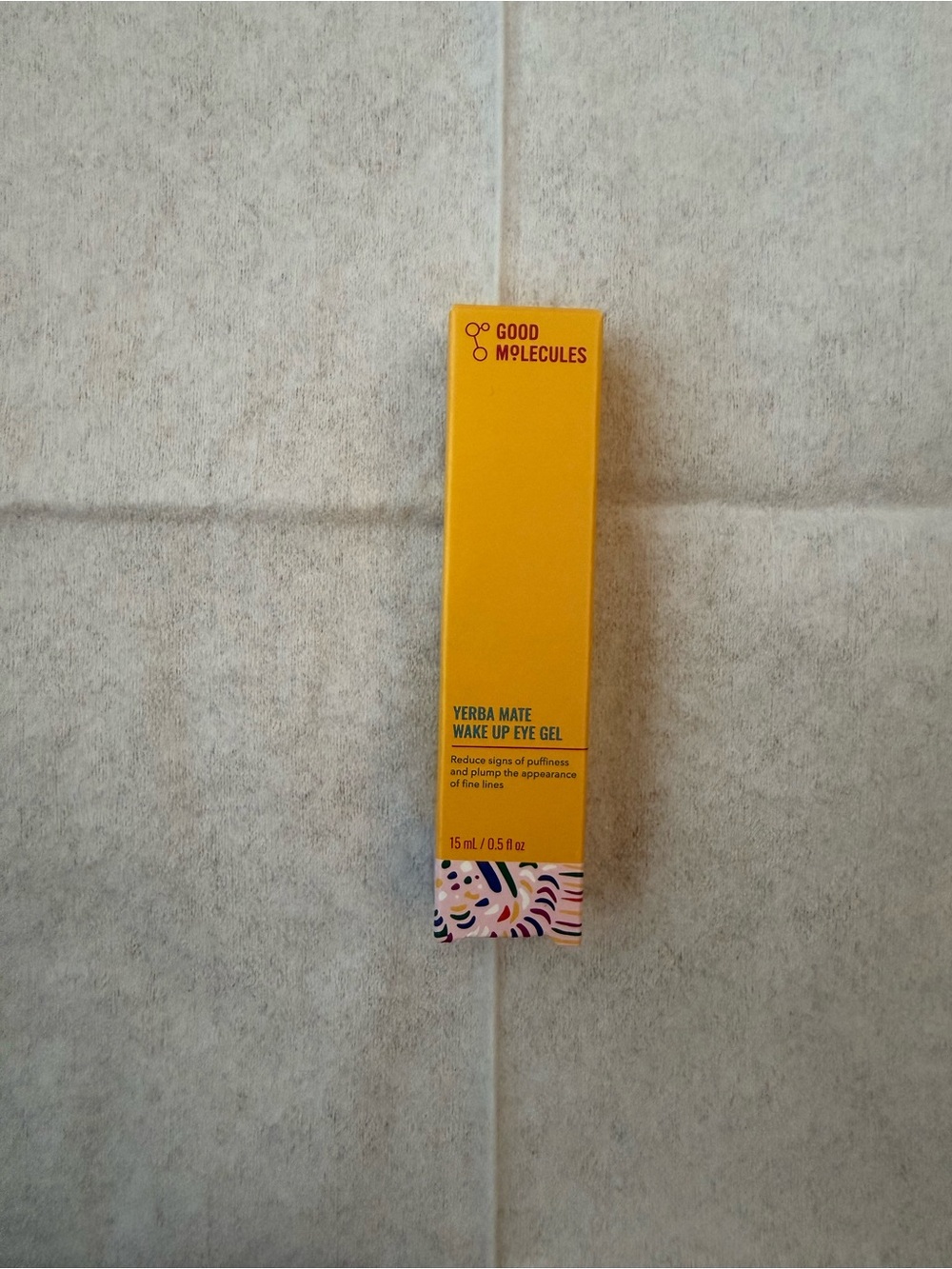 Good Molecules Yerba Mate Wake Up Eye Gel - Bright Yellow
